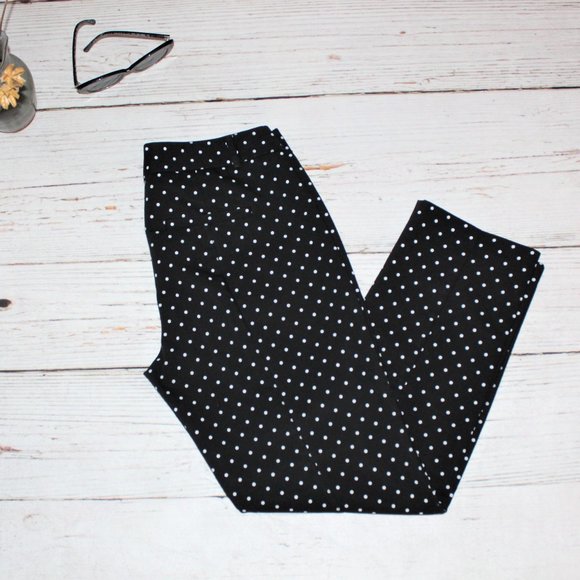 Elle Polka Dot Skinny Ankle Pants - Picture 6 of 13